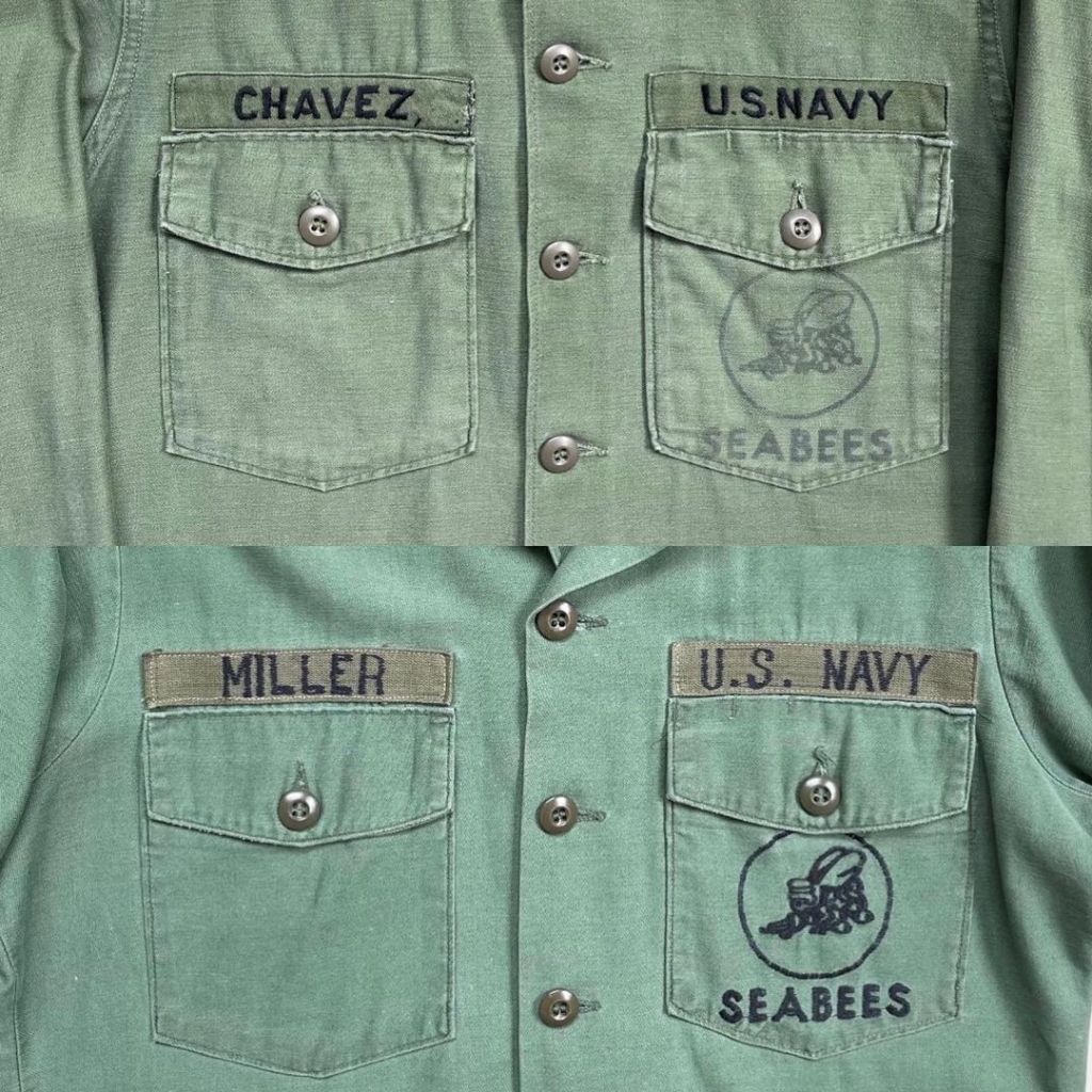 2x Vietnam-era Seabees&nbsp;Shirt