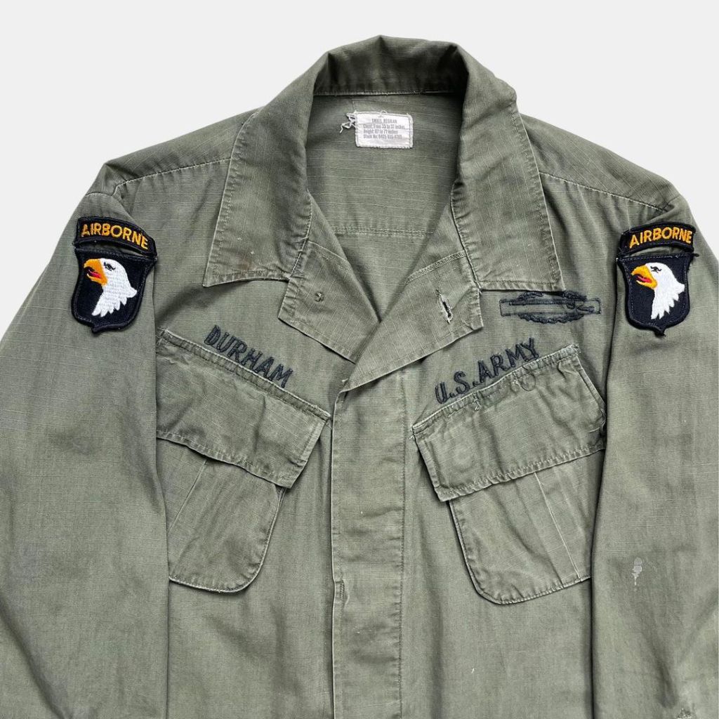 Jungle Jacket: Durham 101st Airborne w/&nbsp;CIB