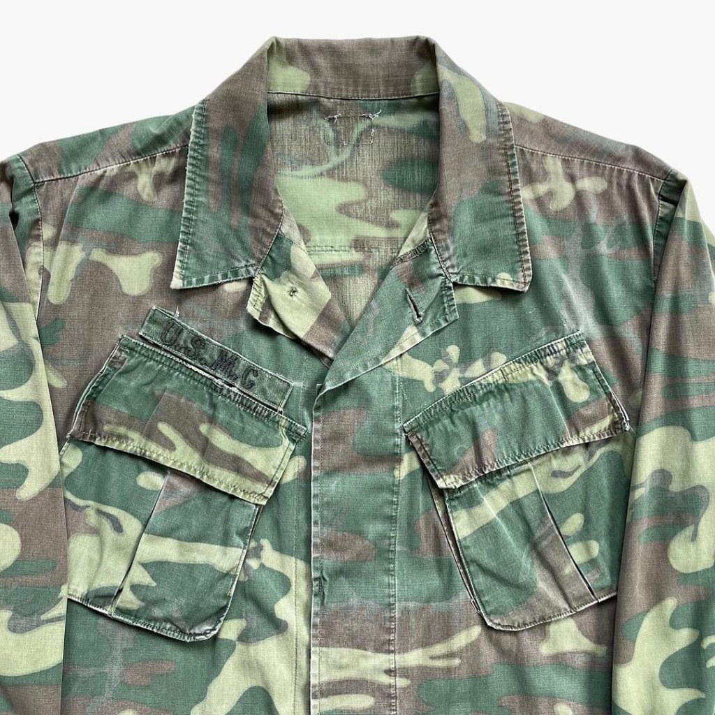 Early All-Poplin ERDL Shirt,&nbsp;USMC