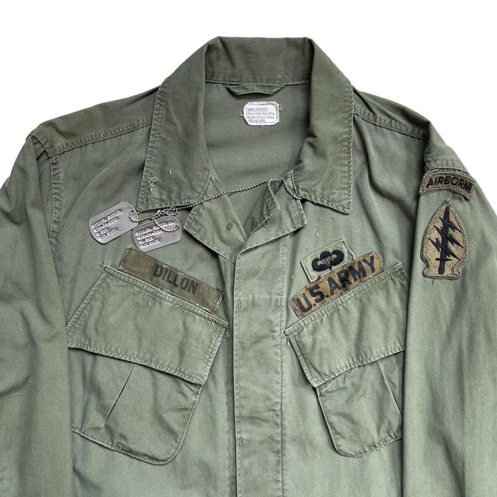 Colonel Daniel J. Dillon Jungle Jacket & Dog&nbsp;Tag