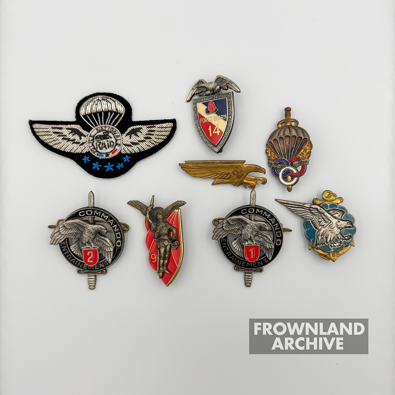 Pack 5: The French RAID Police & Parachute Badges.