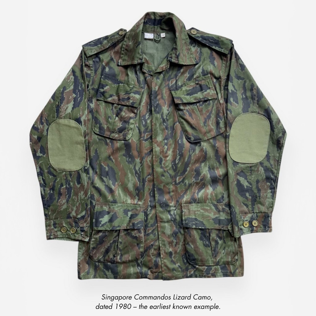 Singapore Vertical Lizard “Watermelon” Camouflage&nbsp;Shirt