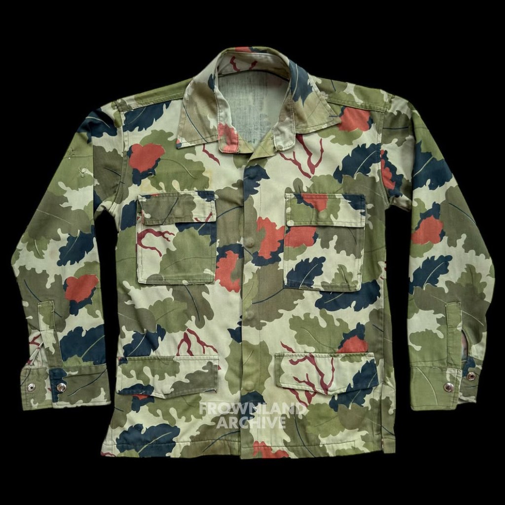 Loreng Anggur KOSTRAD Tahun 1970s, Wine Leaf&nbsp;Camouflage