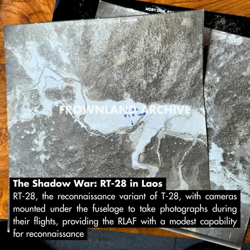 RT-28 reconnaissance photos, taken in MR 2 in northern Laos. 