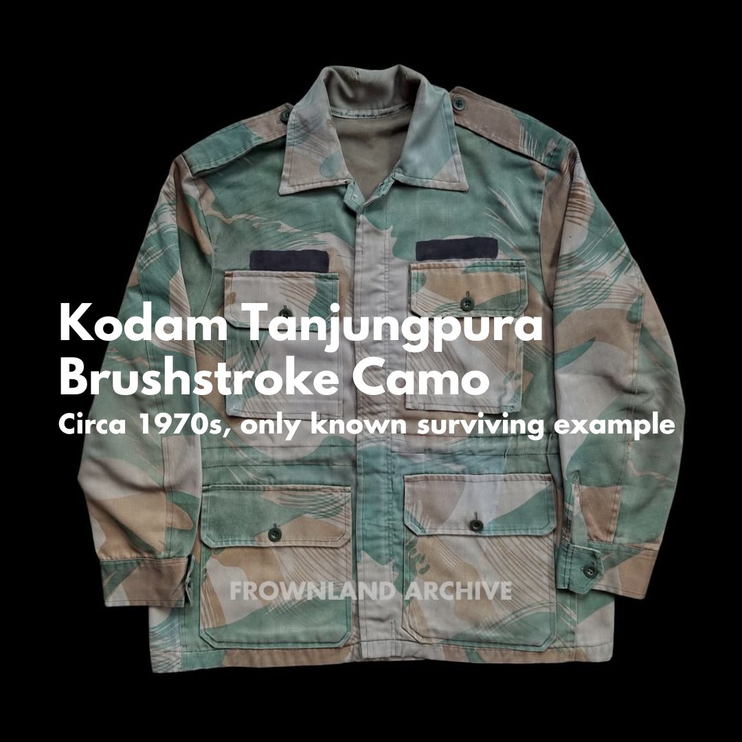 Kodam Tanjungpura Brushstroke Camo Circa ’70s