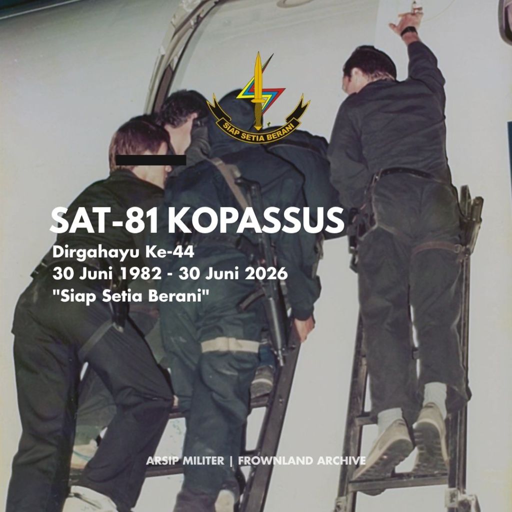Dirgahayu ke-44 SAT-81&nbsp;KOPASSUS