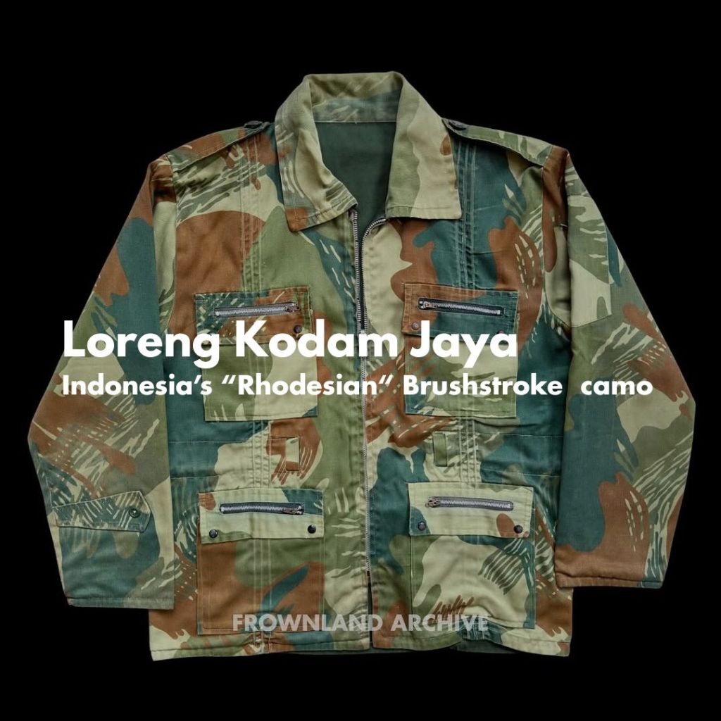 Loreng “Rhodesia” Brushstroke KODAM Jaya – Brigif 1/Jaya&nbsp;Sakti