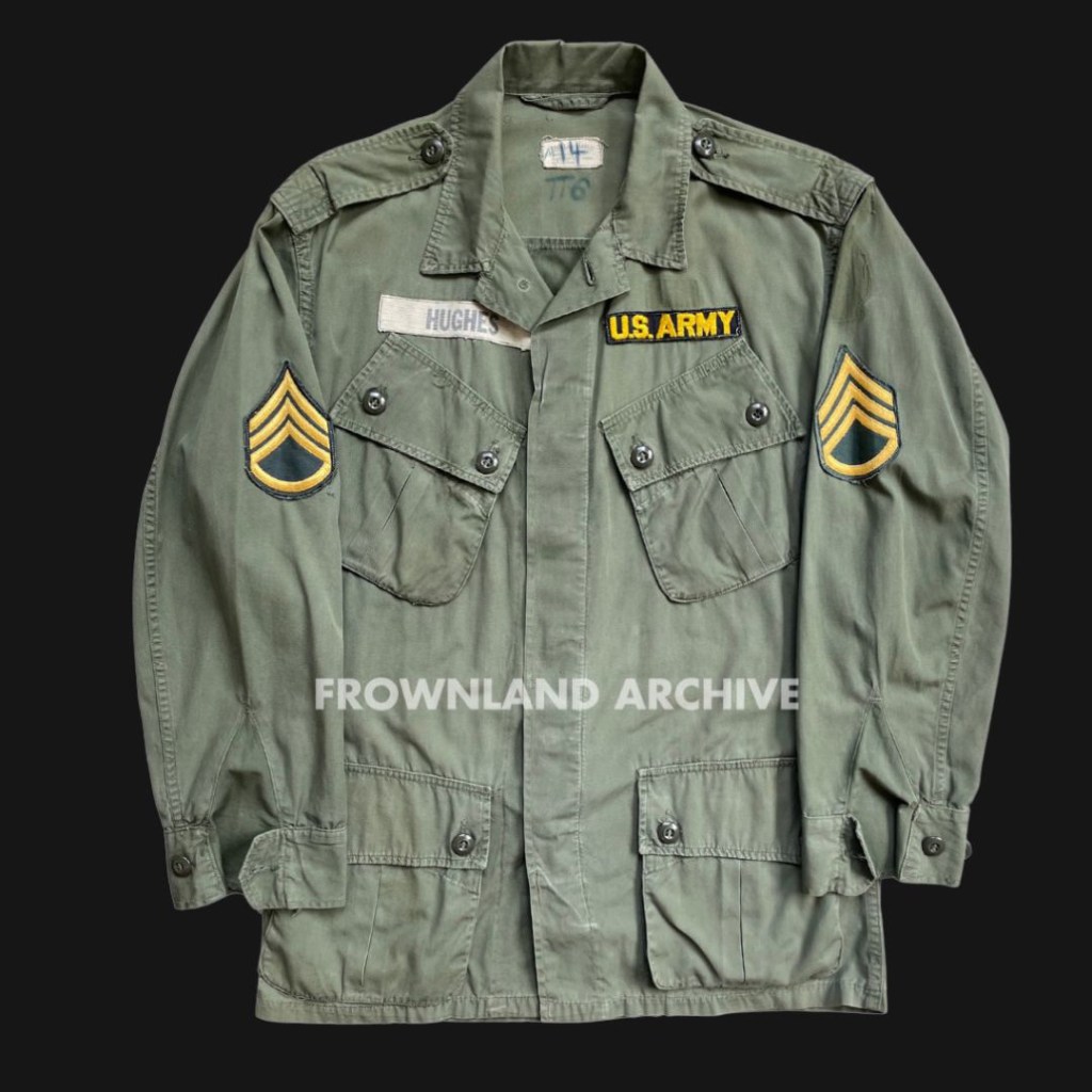 First Pattern Jungle Fatigue Jacket, belonged to SSGT James E. Hughes, 5th SFG&nbsp;(A)
