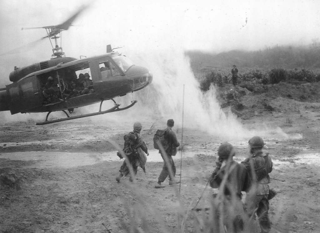 Paratroopers from the 101st Airborne Division land at Ta Bat within the A Shau Valley during "Operation Somerset Plain", which lasted from August 4-20, 1968.