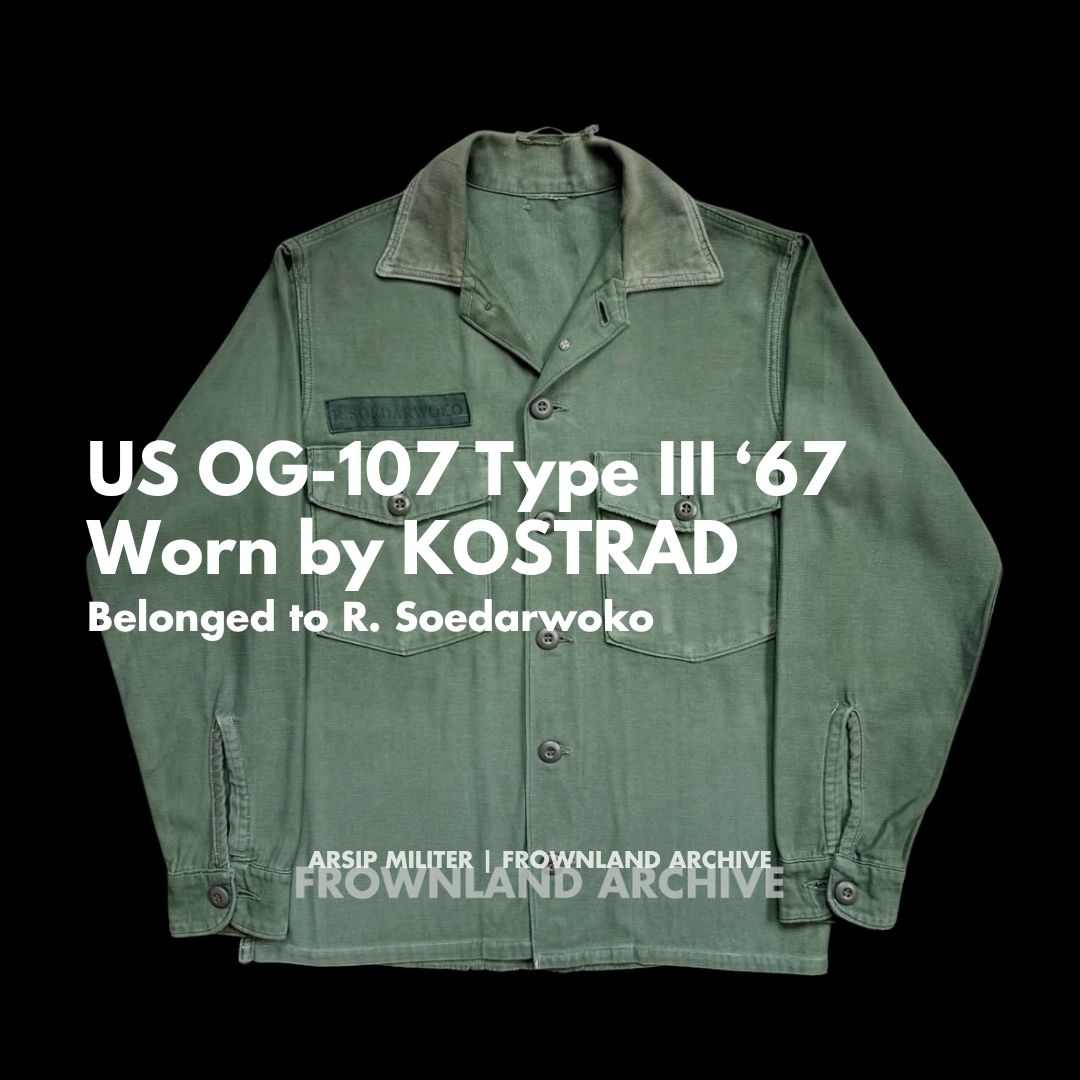 US OG-107 Type III ’67 Shirt worn by Indonesian Kostrad Member