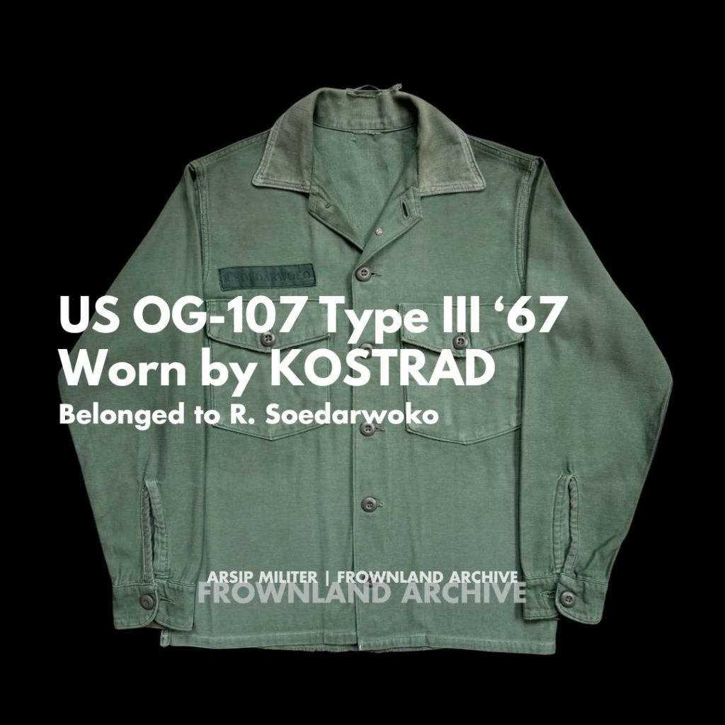 US OG-107 Type III ’67 Shirt worn by Indonesian Kostrad&nbsp;Member