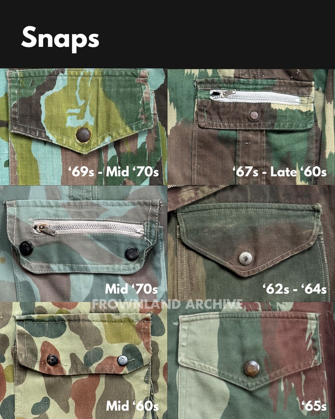 A Visual Timeline guide for Indonesian Military Snaps & Buttons kancing militer lengkap 

dari RPKAD KKO KOPASGAT LORENG CENDERAWASIH CAMO PGT KOPASSANDHA
dan SNAPS button