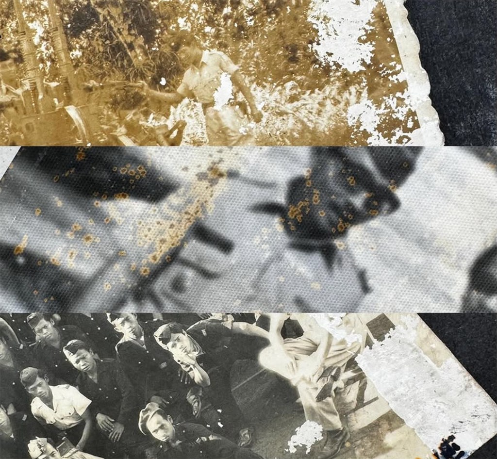 arsip militer indonesia dengan kondisi decay = jamur lembab diskolorasi noda sobek printed photos