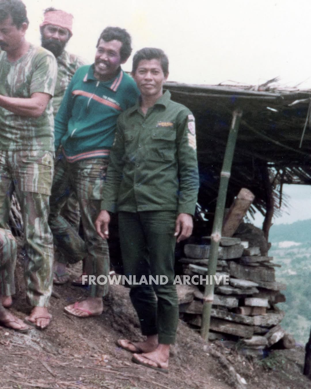 period pictures asli KOPASGAT di Timor Timur PDL Hijau Sersan Mayor Muchlis, Batalyon 464 Kopasgat TNI-AU era 1980