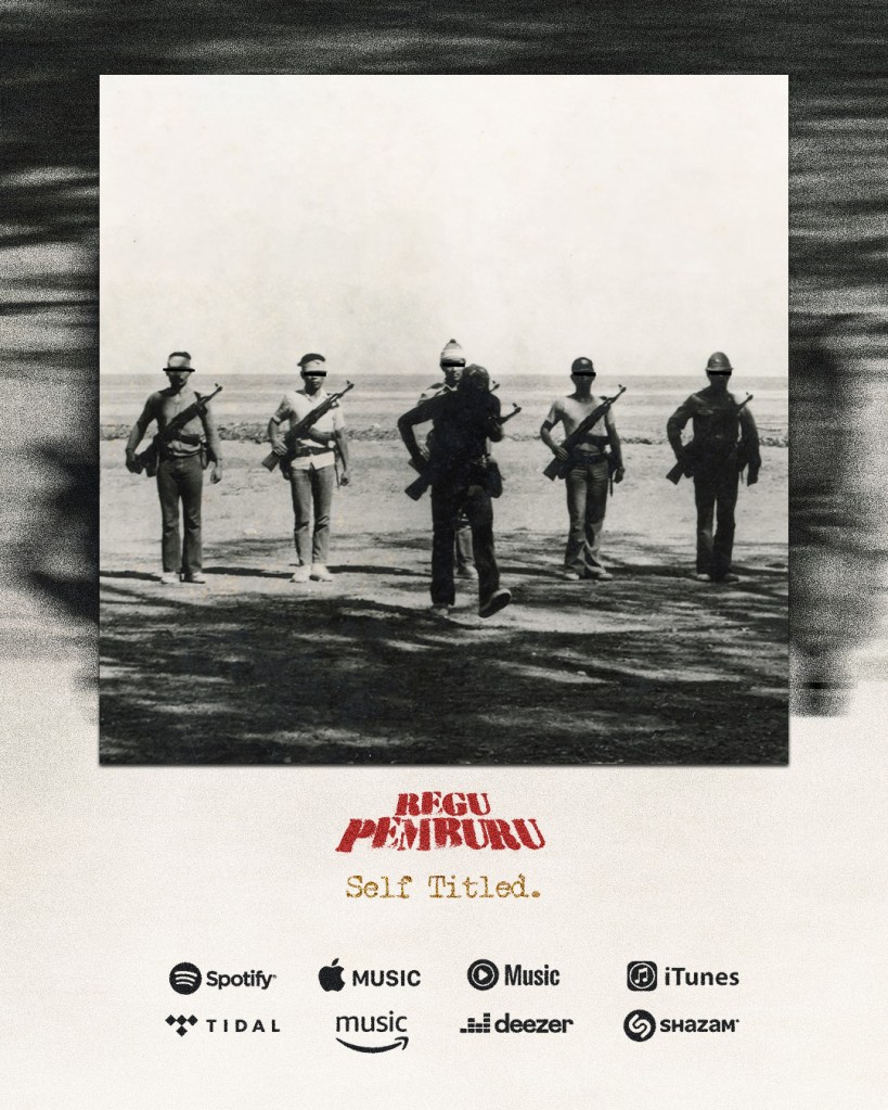 regu pemburu artwork self titled album military rock band