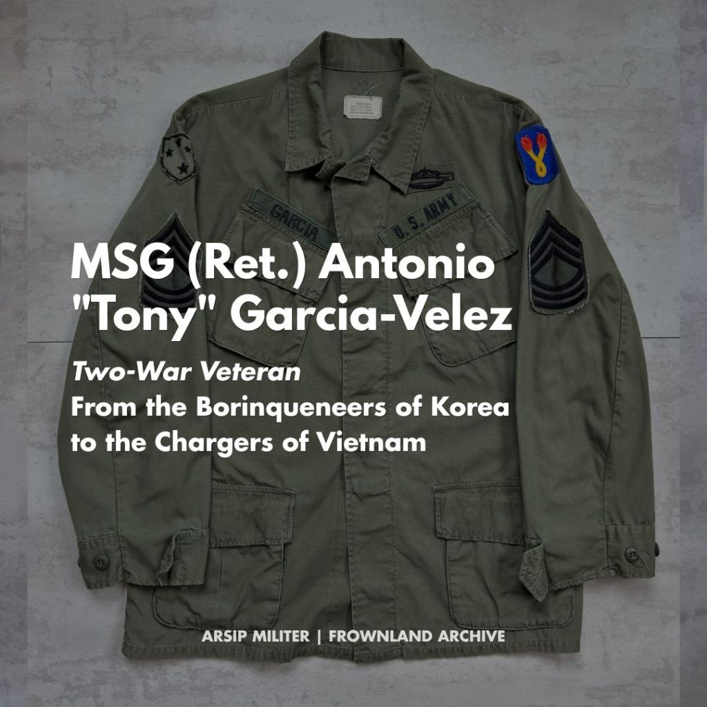 Jungle Jacket MSG (Ret.) Antonio “Tony” Garcia-Velez – B Co. 1/46 196th&nbsp;LIB