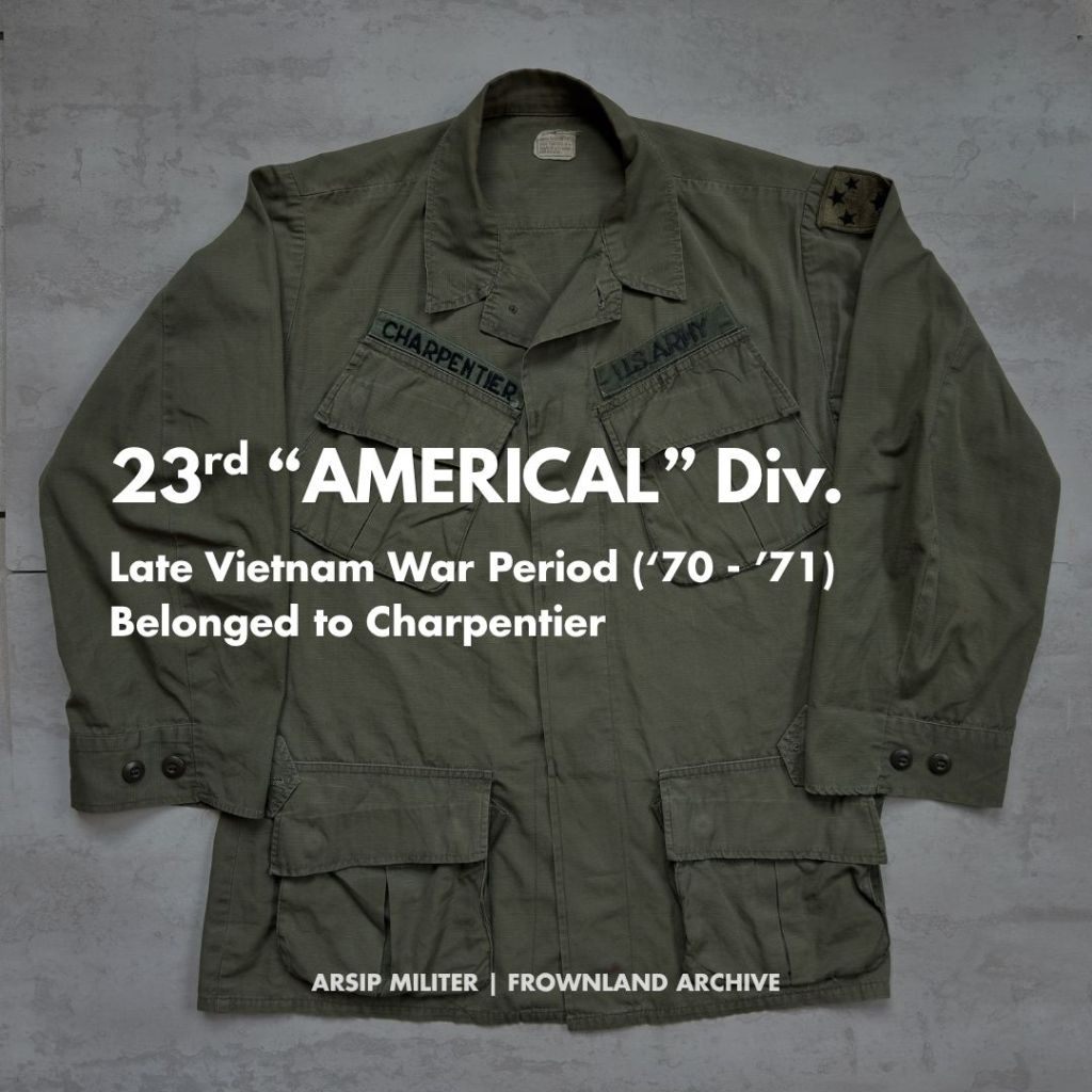 Late-War Jungle Jacket from 23rd Americal Infantry Division – Vietnam&nbsp;Era