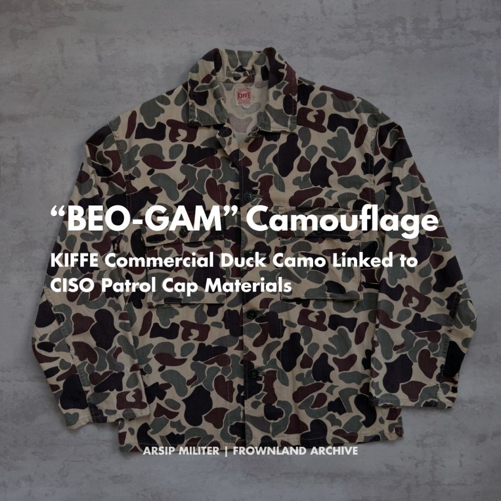 “BEO-GAM” Duck Hunter camouflage by KIFFE,&nbsp;1960s