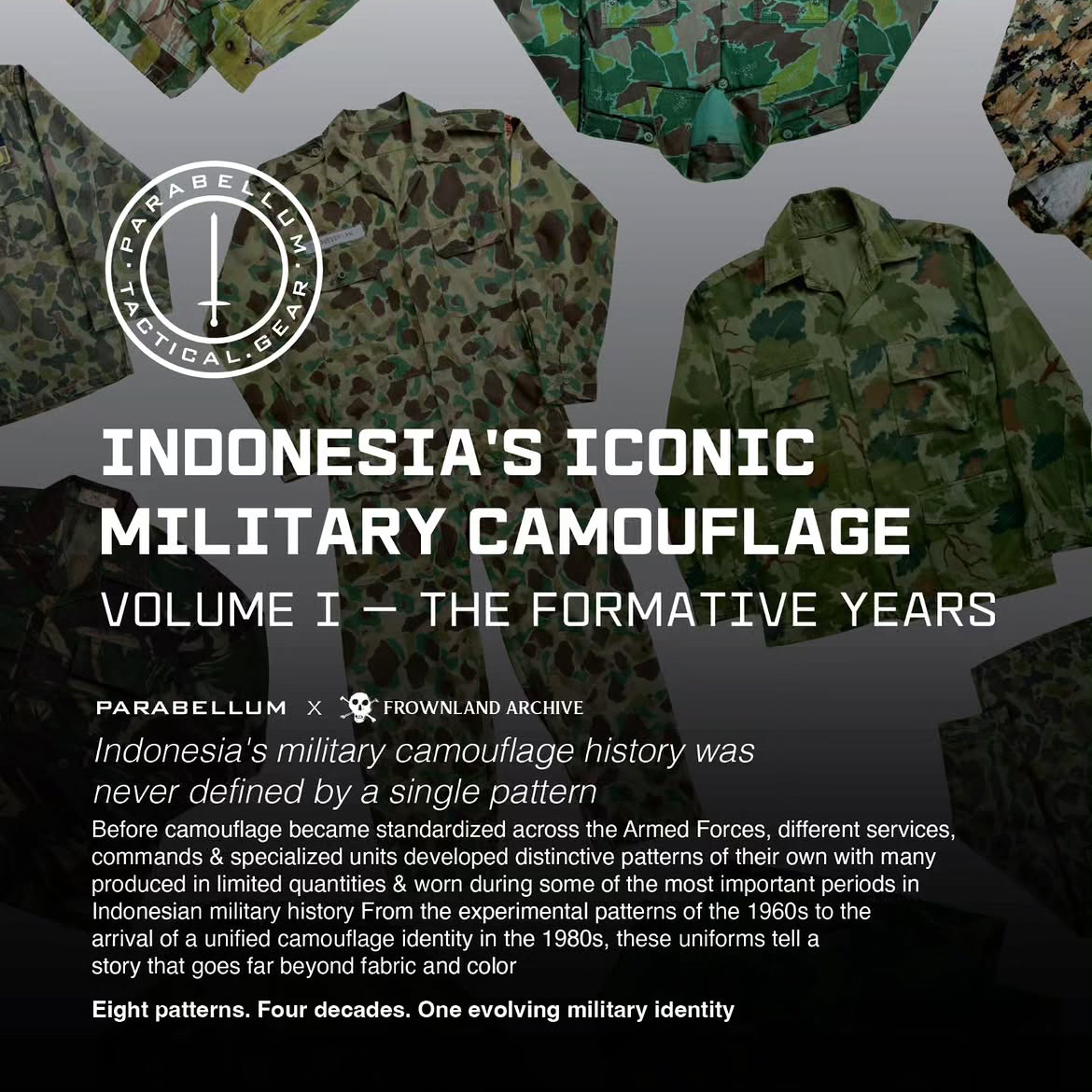 Indonesia’s Iconic Military Camouflage, Vol. 01: The Formative Years [x Parabellum Id]